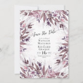 Pays art floral invitation mariage, invitation (Devant)