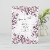 Pays art floral invitation mariage, invitation (Debout devant)
