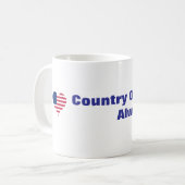Pays Au Lieu De Fête. Toujours. Mug classique de 1 (Devant gauche)