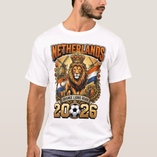 Pays-Bas 2026 T-Shirt personnalisé pour les fans d