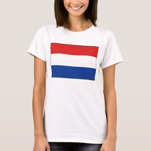 Pays-Bas Drapeau x Carte T-shirt (Devant)