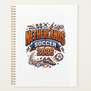 Pays-Bas Football 2026 Football Gras Pays Typogr