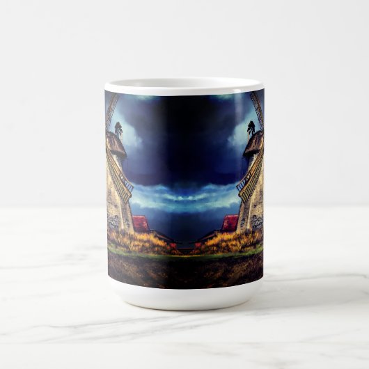 Pays-Bas Windmill Landscape Mug (Centre)