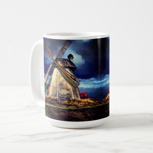 Pays-Bas Windmill Landscape Mug (Devant gauche)