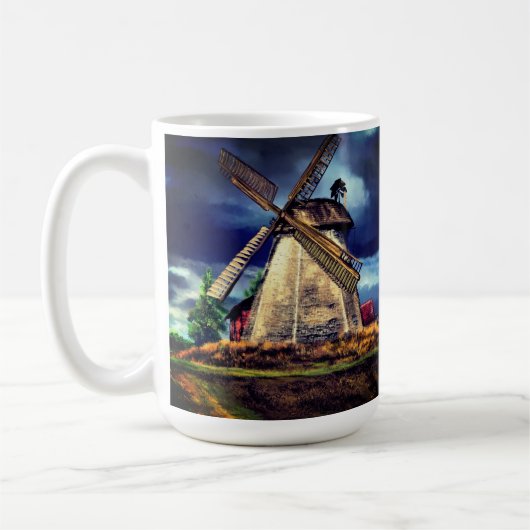 Pays-Bas Windmill Landscape Mug (Gauche)