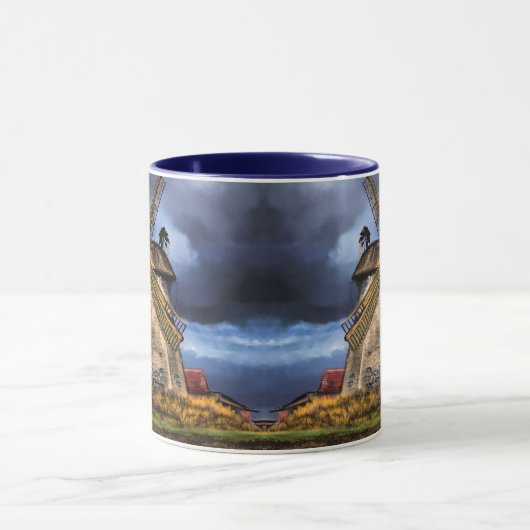 Pays-Bas Windmill Landscape Mug (Centre)