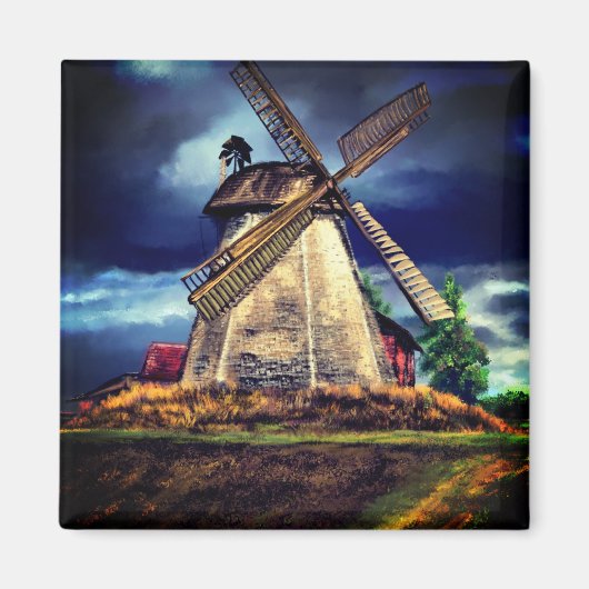 Pays-Bas Windmill Magnet (Devant)