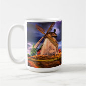 Pays-Bas Windmill Sunset Coffee Mug (Gauche)