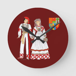 Pays Basque, Aquitaine, Frankrijk Ronde Klok