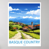 Pays basque Impression de voyage Art mural Pays ba (Devant)