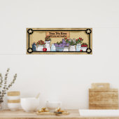 Pays Bénissez cette affiche maison (Cuisine)