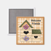 Pays Birdhouse Fridge Magnet 4 (Recto/Verso)