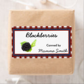Pays Blackberry Custom Canning Étiquettes (En situation)