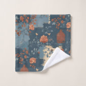 Pays Blue Rust Rustique Ferme (Gant de toilette)
