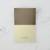 Pays Burlap Mason Jar Mariage Merci (Intérieur)