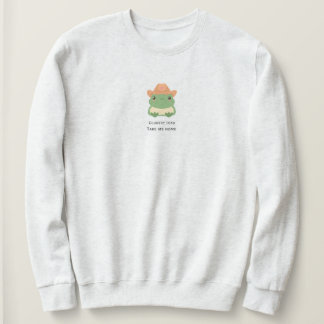 Pays crapaud mignon sweatshirt