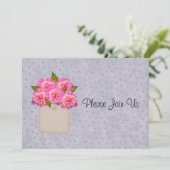 Pays Croc De La Faire-part de mariage Des Peonies (Debout devant)