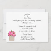 Pays Croc De La Faire-part de mariage Des Peonies (Dos)