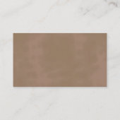 Pays de Cuir Turquoise Cartes de visite de l'Ouest (Dos)