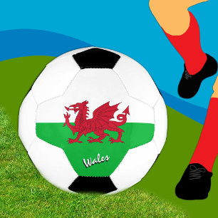 Pays de Galles Football & Drapeau Gallois, Cymru /