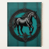 Pays de l'Ouest équestre Turquoise Cheval noir (Dos)