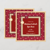 Pays Décontracté Fête de Noël Invitation (Devant / Derrière)