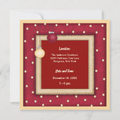 Pays Décontracté Fête de Noël Invitation (Dos)