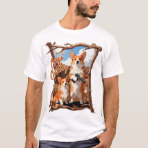 Pays des Corgis – T-shirt drôle de Corgi, American
