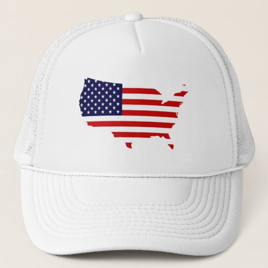 Pays des Etats-Unis et casquette de drapeau (Devant)
