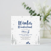 Pays des merveilles d'hiver - Invitation d'anniver (Debout devant)
