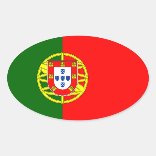 Pays du pavillon portugais autocollant | Drapeau d (Devant)