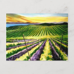 Pays du vin de carte postale Pinot