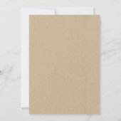 Pays Faire-part de mariage Floral (Dos)