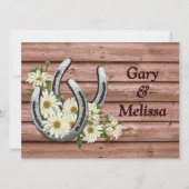 Pays Faire-part de mariage occidental Modèle (Devant)