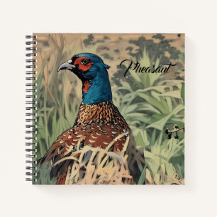 Pays faisan Homme Oiseau gris Journal personnel