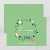 Pays Floral Garland Merci (Devant / Derrière)