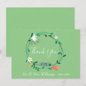 Pays Floral Garland Merci de verdure (Devant / Derrière)