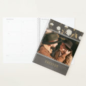 Pays Floral Moderne Nom photo personnalisé (Devant avec enveloppe)