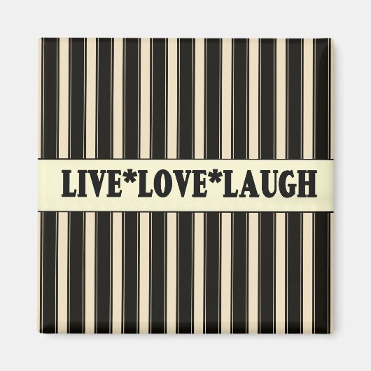Pays Français Live, Amour, Rire Fridge Magnet (Devant)
