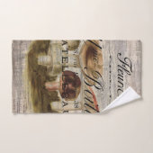 pays français rustique conte de fées bois champign (Serviette à main)