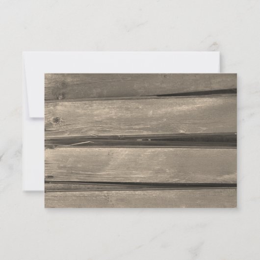 Pays Grange Bois et Fleurs Mariage RSVP (Dos)