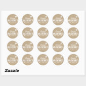 PAYS HEUREUSE SAINTE-VALENTIN RUSTIQUE STICKER (Feuille)