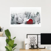 Pays hiver, affiche (Bureau à domicile)