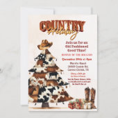 Pays Holiday Invitation Occidentale (Devant)