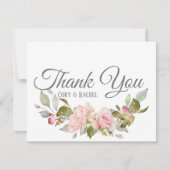 Pays Joli rose Roses Bouquet Merci (Devant)