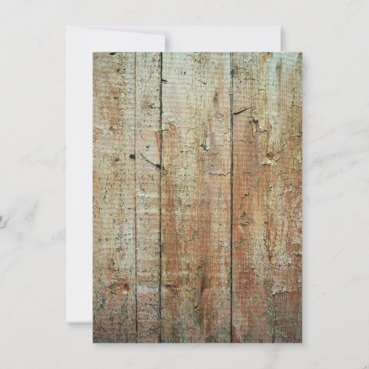 Pays Mason Jars Grange Bois Mariage Invitations (Dos)