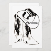 PAYS OCCIDENTAL NOËL INVITATION DU PARTI (Devant / Derrière)