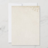 Pays Occidental Rustique Invitation d'anniversaire (Dos)