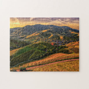 Pays Pittoresque Puzzles Mountain Art Complexe Jig