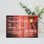 Pays Red Grange Mariage - Invitation (Debout devant)